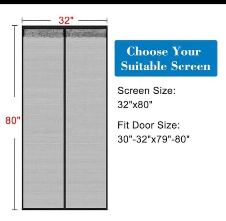 Summer Magnetic Screen Door